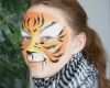 Gesicht Vorlage Make Up Genial Tiger Schminken Einfache Tiger Kinderschminken Anleitung