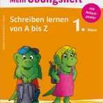 1 Klasse Schreiben Lernen Vorlagen Best Of Klett Mein Übungsheft Schreiben Lernen Von A Bis Z 1