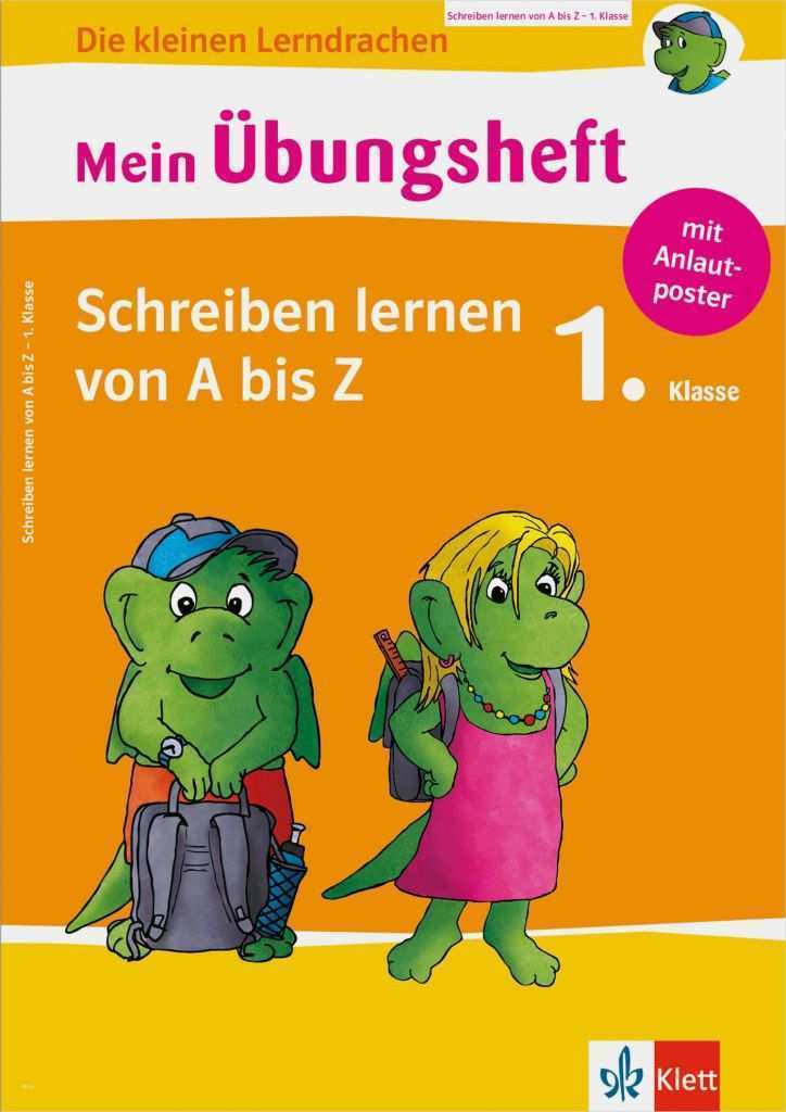 1 Klasse Schreiben Lernen Vorlagen Best Of Klett Mein Übungsheft Schreiben Lernen Von A Bis Z 1