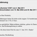 1 Mahnung Schreiben Vorlage Einzigartig Textvorlagen Für Ihre Mahnungen 1 2 3 Mahnung Fice