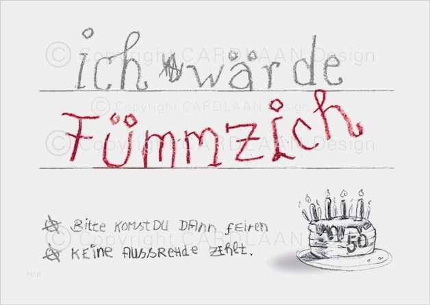 18 Geburtstagskarten Vorlagen Bewundernswert Lustige Einladungskarten Zum Fünfzigsten Geburtstag
