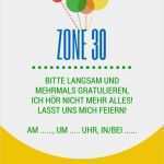 18 Geburtstagskarten Vorlagen Gut Einladung Zum 30 Geburtstag
