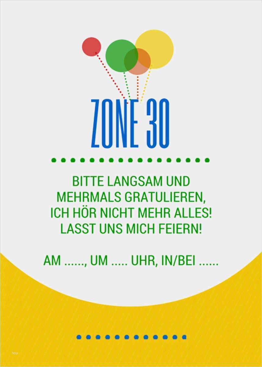 18 Geburtstagskarten Vorlagen Gut Einladung Zum 30 Geburtstag