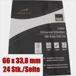 24 Etiketten Pro Blatt Vorlage Cool Primus 10 X 100 Blatt Selbstklebende Universal Etiketten