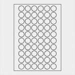 24 Etiketten Pro Blatt Vorlage Genial Etiketten 24mm Rund 6x10 Aufkleber Pro Blatt A4 Von Kores