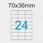 24 Etiketten Pro Blatt Vorlage Schön Luma Etiketten 70x36 Mm 3x8 Aufkleber Pro Blatt Klebe