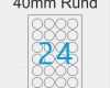 24 Etiketten Pro Blatt Vorlage Wunderbar Weisse Etiketten 40mm Rund 4x6 Aufkleber Pro Blatt Von Luma