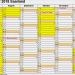 3 Monatskalender Vorlage Beste Kalender 2018 Saarland Ferien Feiertage Word Vorlagen