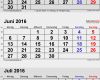 3 Monatskalender Vorlage Erstaunlich Kalender Juni 2016 Als Pdf Vorlagen