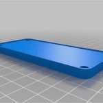 3d Drucker Handyhülle Vorlage Fabelhaft Vorlage Für Blende Ctc Und andere 3d Drucker 45x100x6mm by