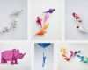 3d Papier Tiere Vorlagen Cool Basteln Mit Kindern 100 origami Diy Projekte