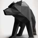 3d Papier Tiere Vorlagen Erstaunlich Alle Bastelsets Für Tierskulpturen Aus Papier Von