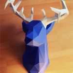 3d Papierfiguren Vorlagen Genial Hirschtrophäe – Papercraft – Verenas Little World