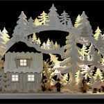 3d Schwibbogen Vorlage Fabelhaft 3d Schwibbogen Blockhütte Mit Waldarbeitern 62×38×8 Cm