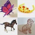 3d Stift Vorlagen Anfänger Fabelhaft 20pcs 100m total 1 75mm Pla Printing Filament Modeling for