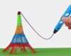 3d Stift Vorlagen Anfänger Hübsch 3d Stift Wie Zeichnet Man Einen Eiffelturm