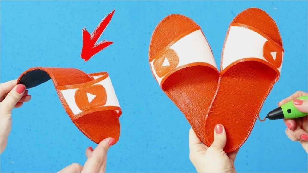 3d Stift Vorlagen Gratis Best Of Badelatschen Mit 3d Stift Selber Machen