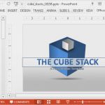 3d Würfel Vorlage Erstaunlich Animierte 3d Cube Diagramme Für Powerpoint Präsentationen