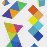 3d Würfel Vorlage Erstaunlich Bastelbogen Für Tetraeder Oktaeder Und Würfel