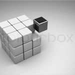 3d Würfel Vorlage Schönste Eine 3d Darstellung Von Einem Würfel Stockfoto