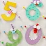 3d Zahlen Basteln Vorlagen Fabelhaft Buchstaben Tiere Und Bunte Zahlen Von Pia Pedevilla Als