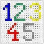 3d Zahlen Vorlagen Erstaunlich Nummern Vorlage Hama Beads Pinterest