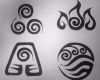 3d Zahlen Vorlagen Schön Avatar Element Symbols Tribal Tattoo Design by