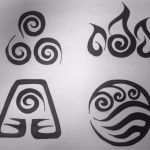 3d Zahlen Vorlagen Schön Avatar Element Symbols Tribal Tattoo Design by