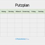 5 Jahres Plan Vorlage Schön Putzplan Vorlage 8 Putzpläne Für Paare Wgs Singles