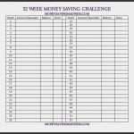 52 Wochen Challenge Vorlage Großartig Customize the 52 Week Money Challenge Save What You Want
