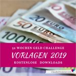 52 Wochen Challenge Vorlage Neu 52 Wochen Geld Challenge Inkl Vorlage 2019