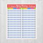 52 Wochen Sparplan Vorlage Schönste 52 Wochen Spar Challenge Aufkleber Erin Condren Vertikale