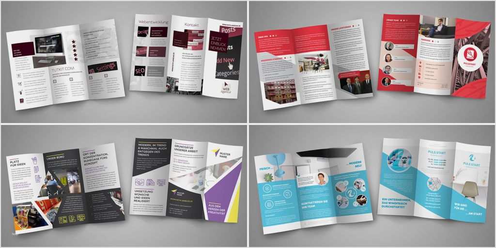6 Seitiger Flyer Vorlage Beste Flyer Und Folder Gestalten – Fertige Design Vorlagen