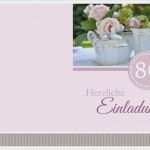 80 Geburtstag Einladung Vorlage Kostenlos Erstaunlich Einladung Zum 80 Geburtstag &quot;kaffee&quot; Rosé