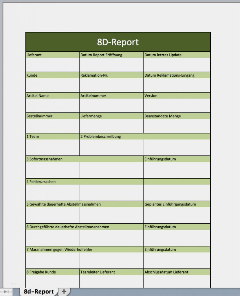 8d Report Vorlage Pdf Bewundernswert 8d Report Als Excelvorlage 8d-report-vorlage-pdf-bewundernswert-8d-report-als-excelvorlage