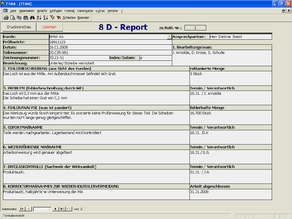 8d Report Vorlage Word Erstaunlich Gallery Of 8d Corrective Action form 8d form Template