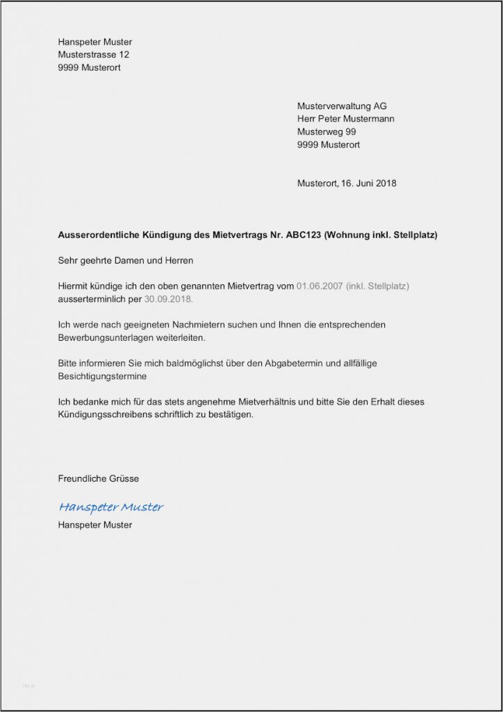 Aachener Bausparkasse Kündigung Vorlage Angenehm Wohnung Kündigen Muster Vorlage Für Kündigung Mietvertrag