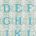 Abc Schablonen Vorlagen Inspiration Alphabet Mit Kleinen Blättern Sticken Entdecke