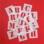 Abc Schablonen Vorlagen Luxus Abc Schriftschablonen 4cm Hoch Set 30 Einzelne Schablonen