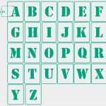 Abc Schablonen Vorlagen Schön Einzelne Buchstaben 7cm Hoch Abc Wand Mal Textil