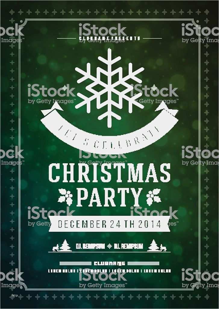 Abiparty Flyer Vorlage Cool Weihnachtspartyeinladung Retro Vektorposter Oder Flyer