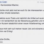Abschiedsmail Geschäftlich Vorlage Erstaunlich Fan Feedback Zur Karrierebibel
