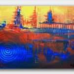 Abstrakte Acrylmalerei Vorlagen Wunderbar Dubai tower Abstrakte Kunst Bild Kaufen Bunt Burgstaller