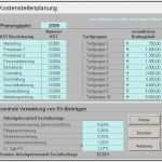 Access Vorlagen Cd Verwaltung Angenehm Excel tool Kostenstellenplanung
