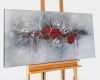 Acrylbilder Kinderzimmer Vorlagen Großartig Acryl Gemälde Abstrakt Rot Grau Struktur