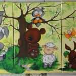 Acrylbilder Kinderzimmer Vorlagen Gut Bilder Tierwelt Drei Acryl Bilder Kinderzimmer Ein