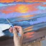 Acrylbilder Selber Malen Vorlagen Erstaunlich Wie Malt Man Einen Tropischen Strand Bei sonnenuntergang