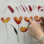 Acrylbilder Vorlagen Für Anfänger Best Of Acrylmalen Malen Lernen Übungen Zur Mohnblume Acrylic