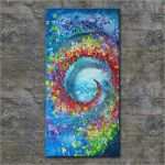 Acrylbilder Vorlagen Für Anfänger Zum Drucken Schön Nettis Art Acrylbild Kunst Leinwand Handgemalt Malerei