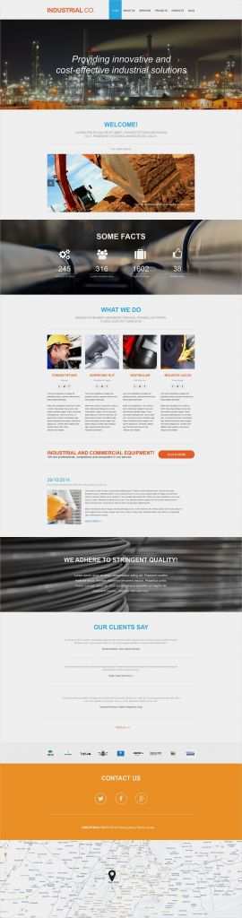 Adobe Muse Vorlagen Neu Muse Template Für Industrie